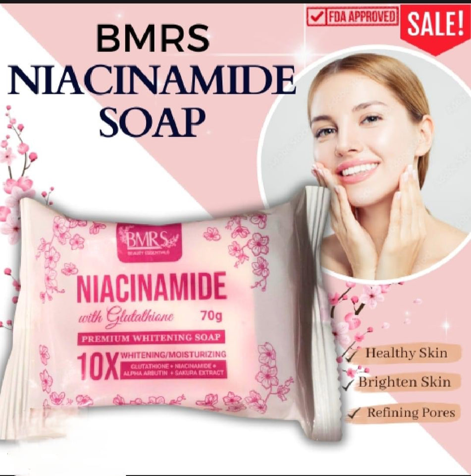 NIACINAMIDE with Glutathione premium whitening soap